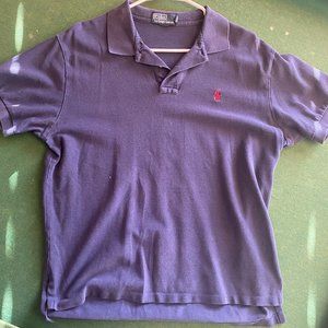 RALPH LAUREN Polo Shirt SIZE LARGE - Navy Blue!